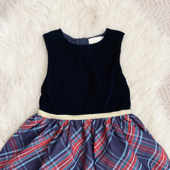 (SOLD) Mini Boden Velvet Tulle Holiday Dress - Picture 3 of 9